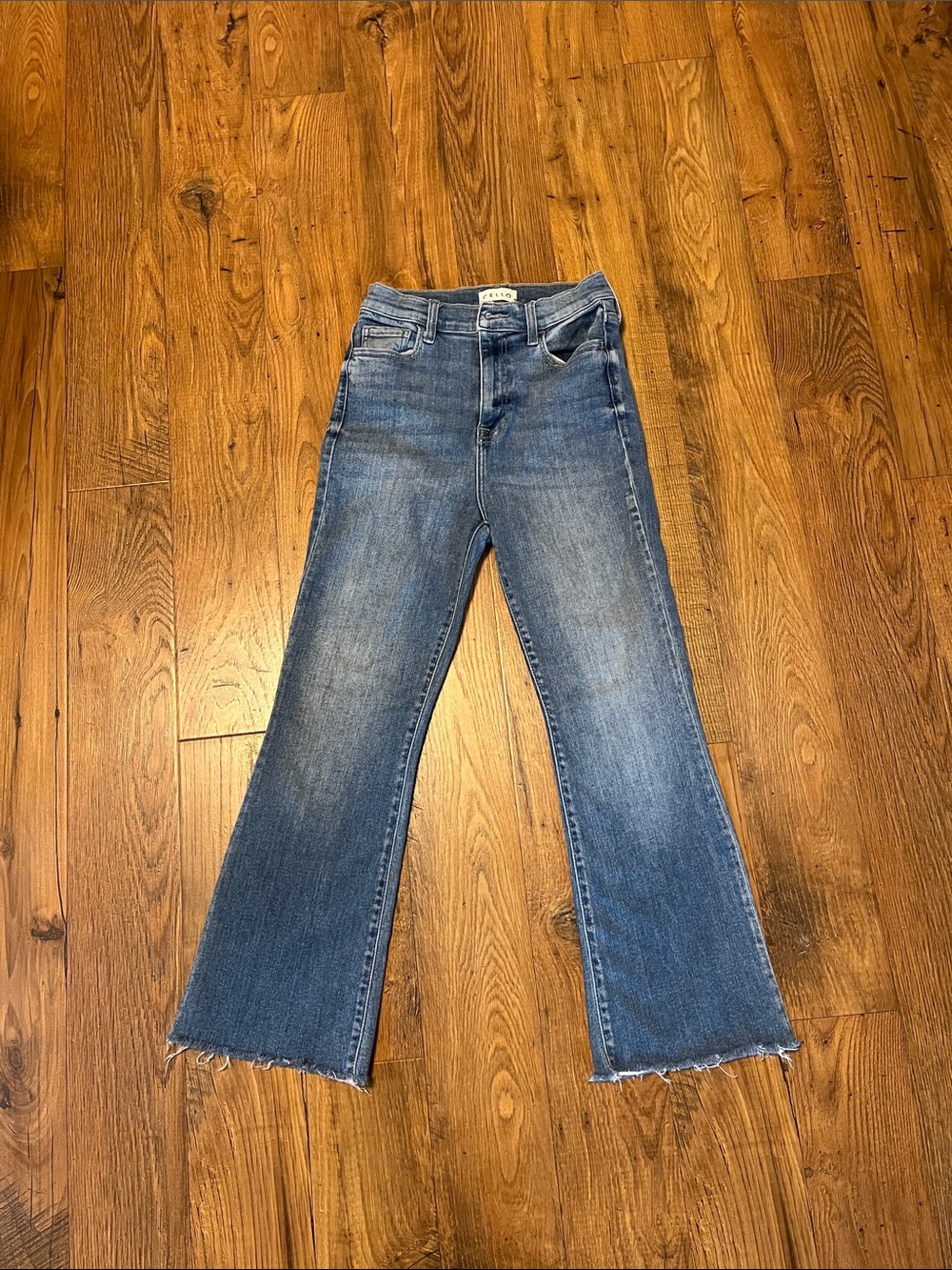 Cello High Rise Kick Flare Jeans